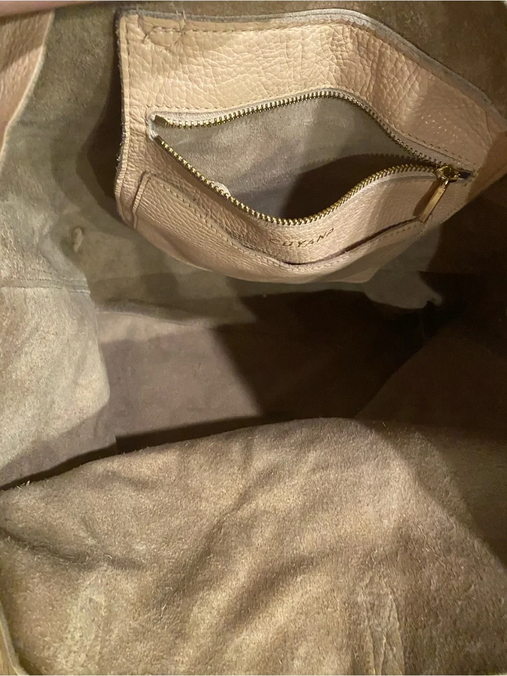 Cuyana Classic Nude Leather Tote Bag - AS IS
